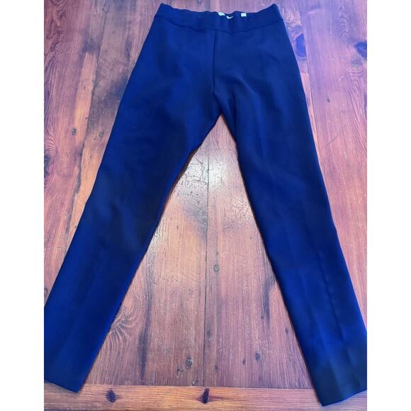 VINCE Stretch High-Rise Leggings Women’s Black M Tech Ponte Seamed Casual Career - Picture 10 of 14